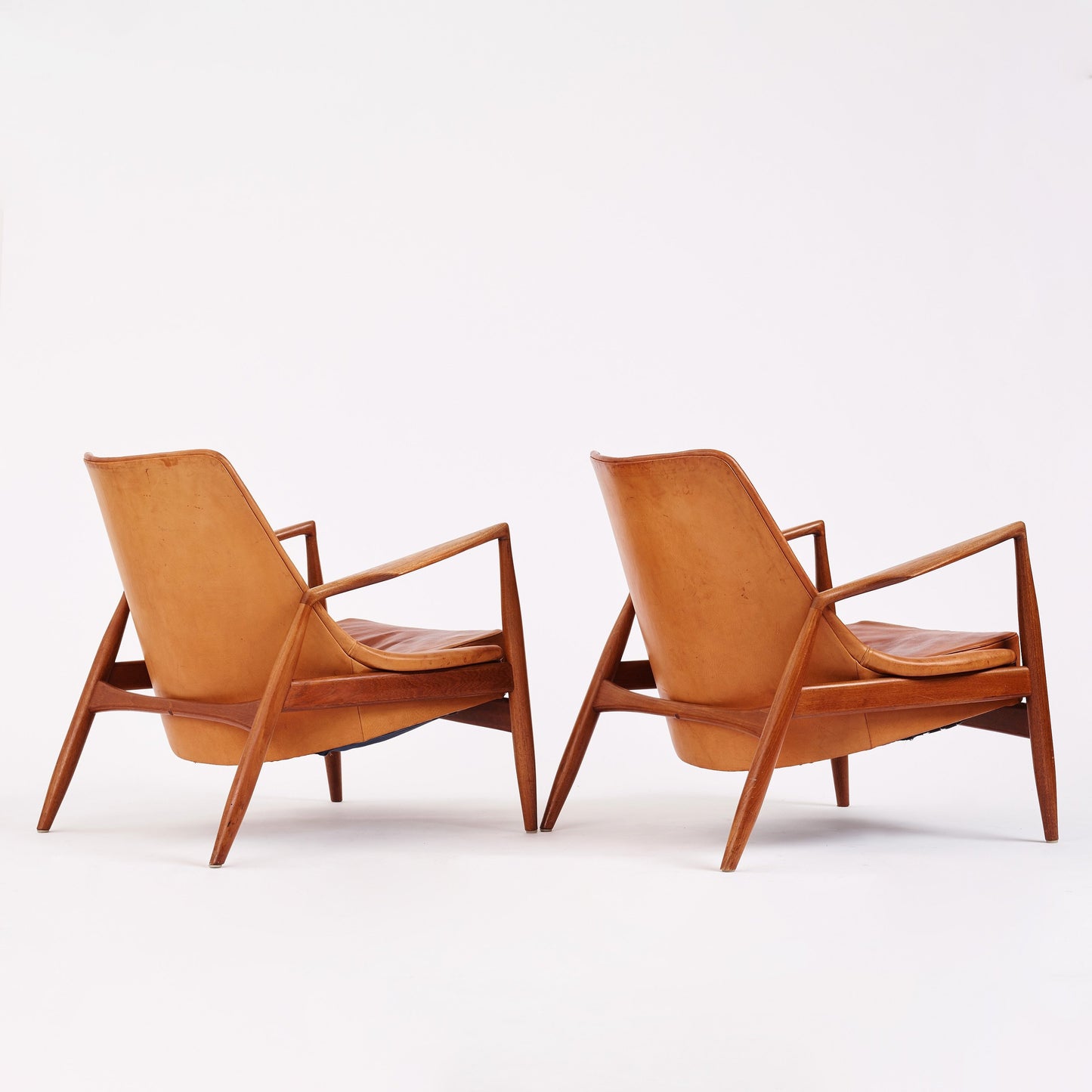 Kofod Larsen Scandinavian Vintage Wood Armchair