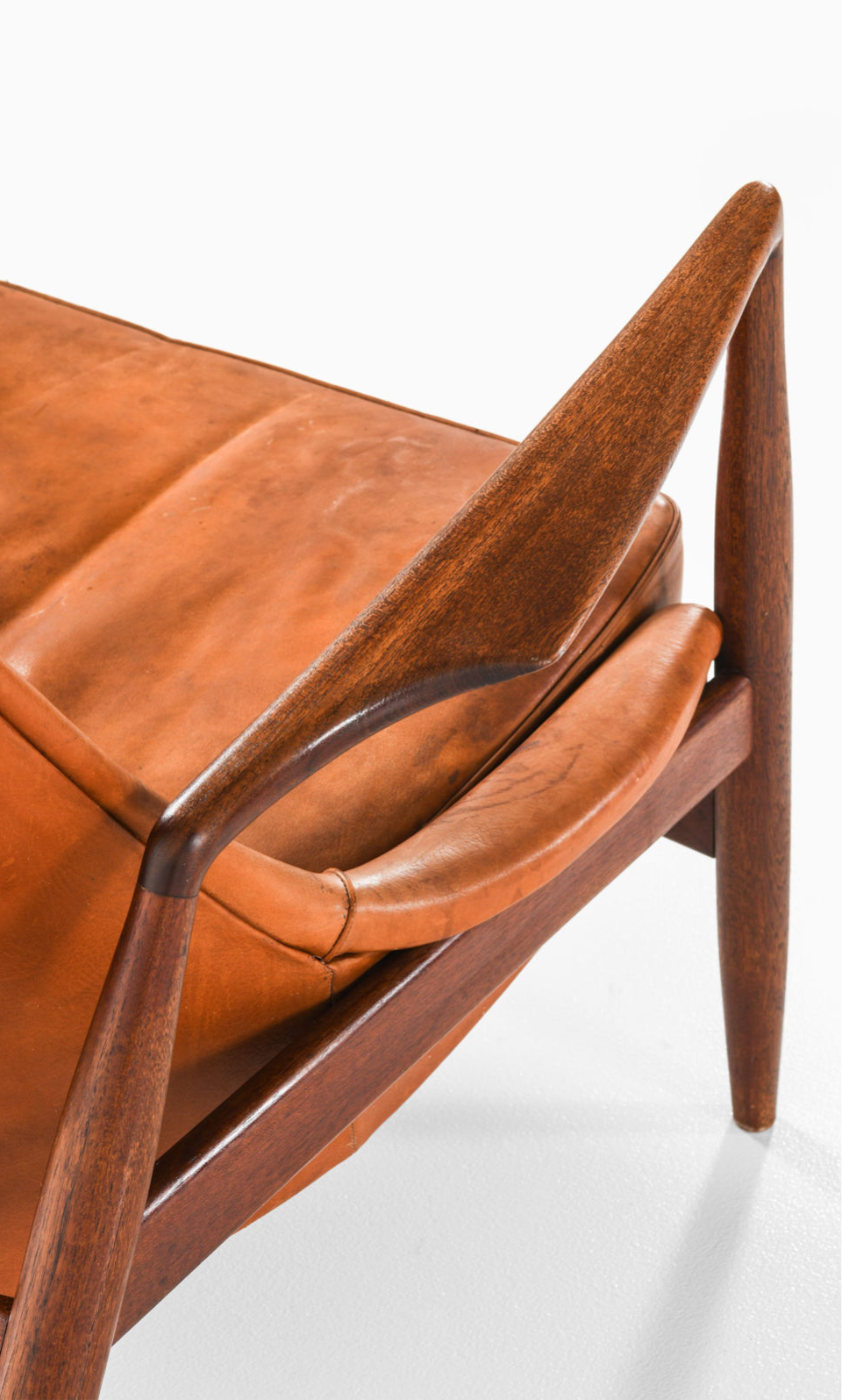 Kofod Larsen Scandinavian Vintage Wood Armchair