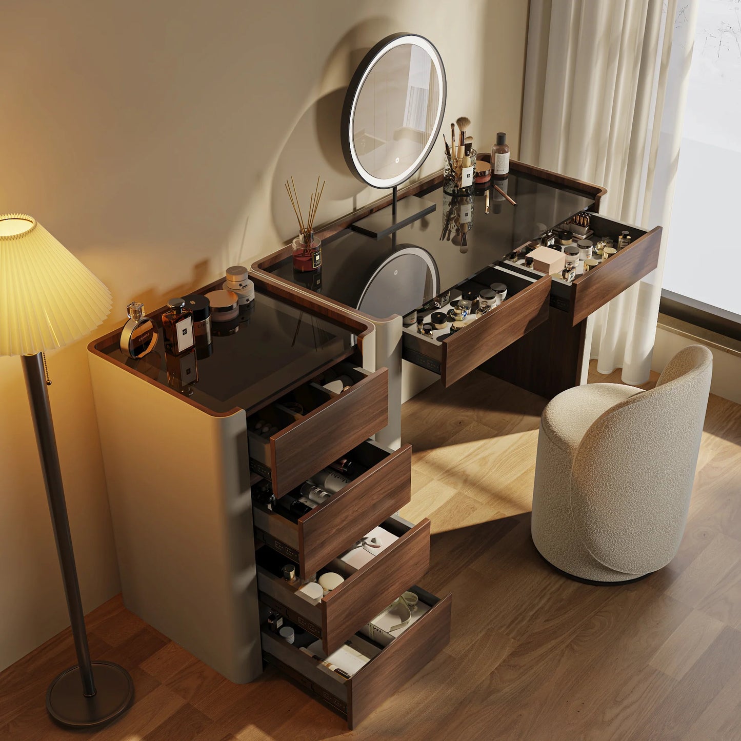 The Linear Silhouette Vanity