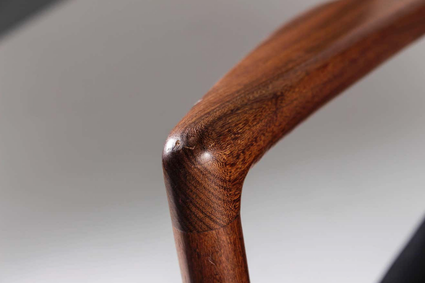 Kofod Larsen Scandinavian Vintage Wood Armchair