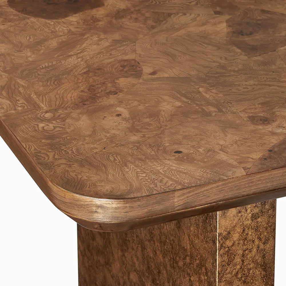 Colle Burl Dining Table