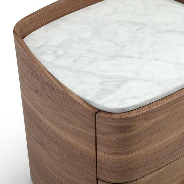 Vetru Walnut Bedside table