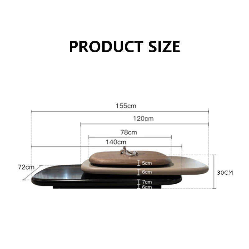 Ovula 3 Layer Coffee Table