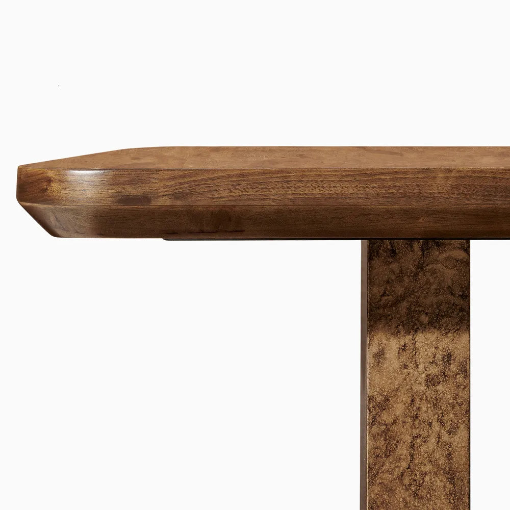 Colle Burl Dining Table