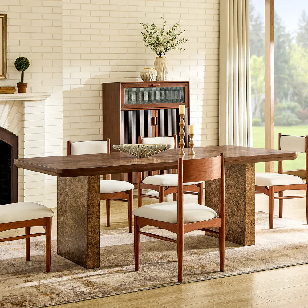 Colle Burl Dining Table