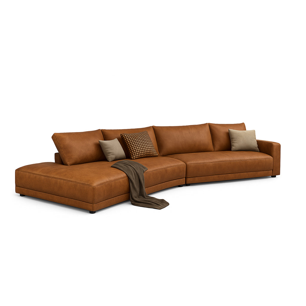 Cowhide Leather Sofa