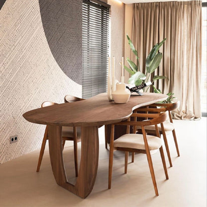 Silent Wind Walnut Dining Table