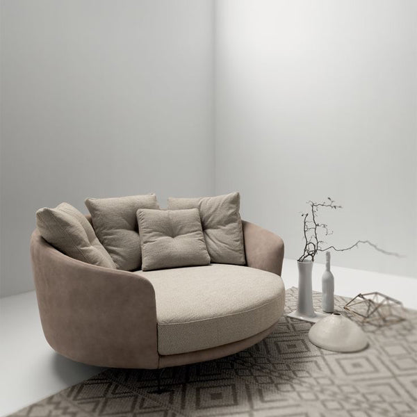 Ethos Chaise Curved Comfy Love Chair