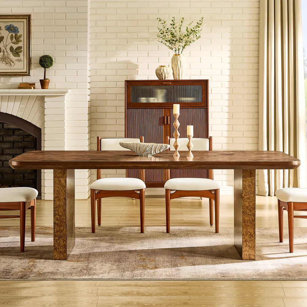 Colle Burl Dining Table