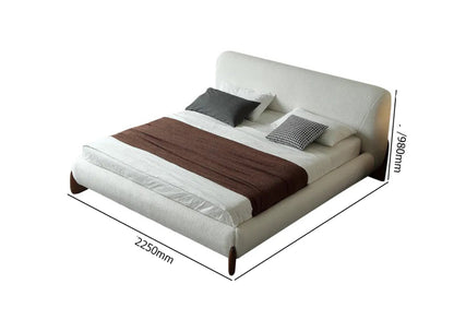 Luxury Modern Italian Lamb Low Bed