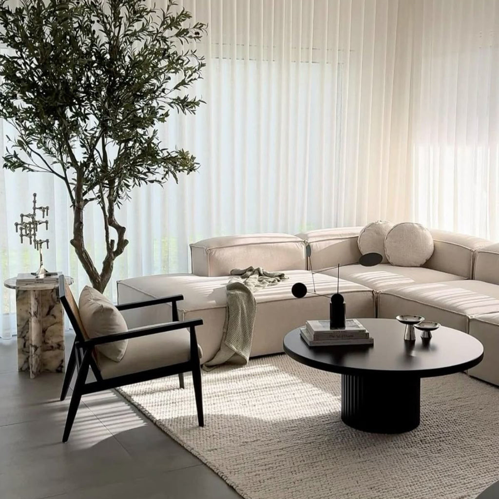 Wilson Noir Blocca Living Room Set