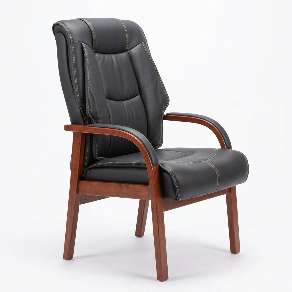 Luxury Wooden Office Chair