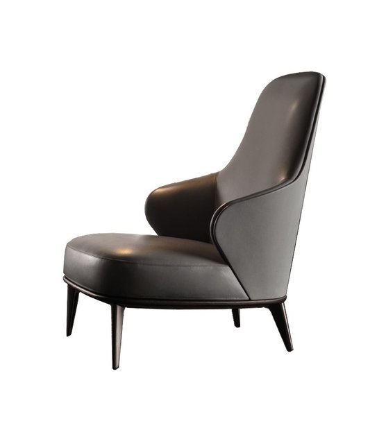 Minotti Leslie Bergere Velvet Armchair