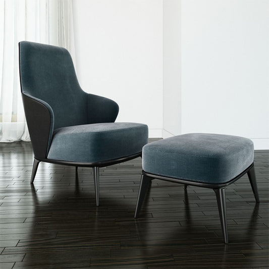 Minotti Leslie Bergere Velvet Armchair