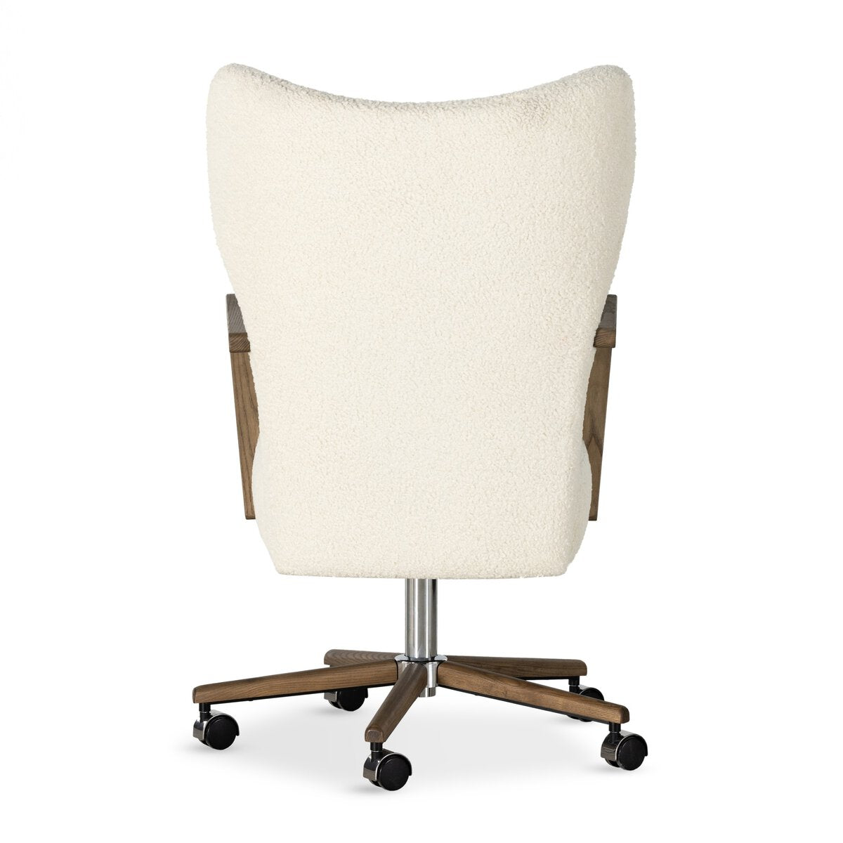 Madrid Light Gray Fabric Adjustable Height Swivel Chair