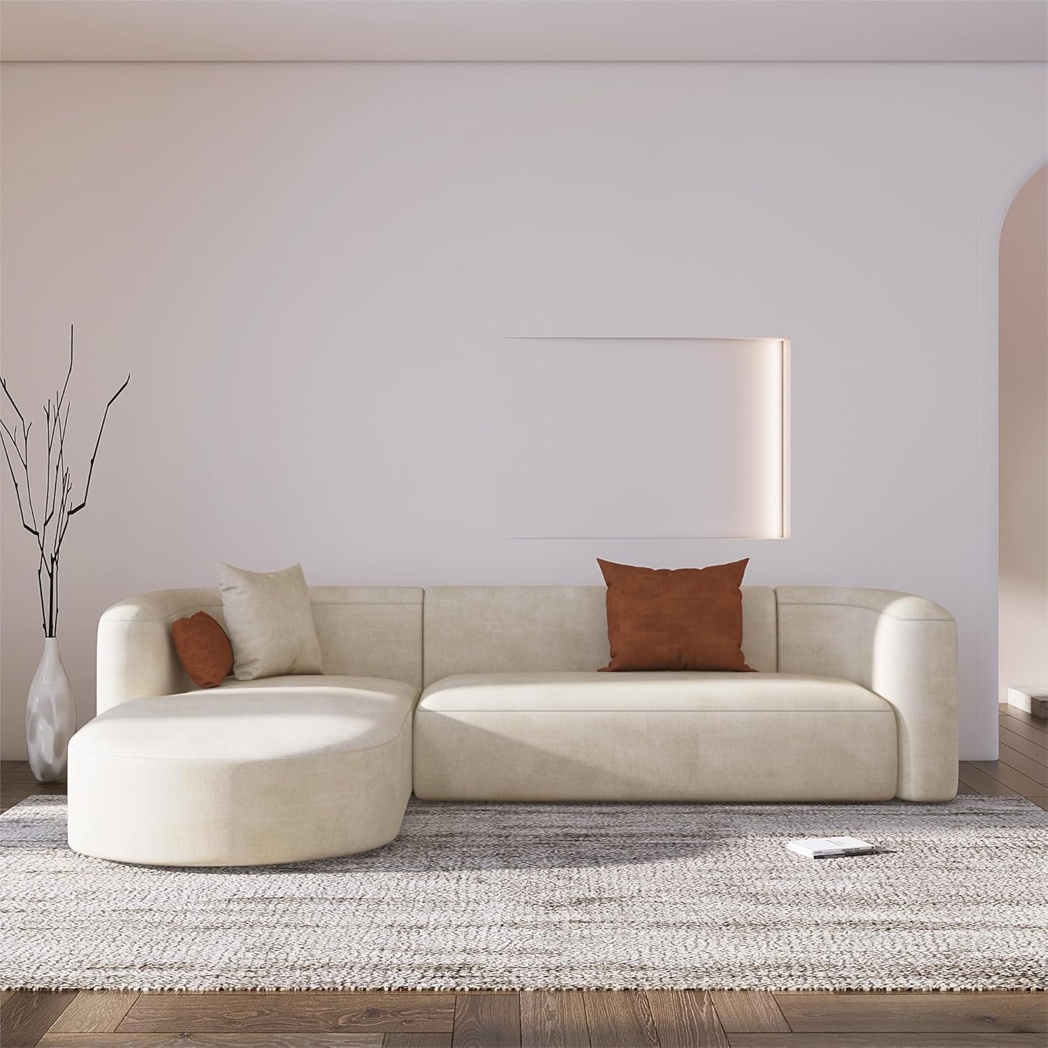 Velvéa Curve Sofa