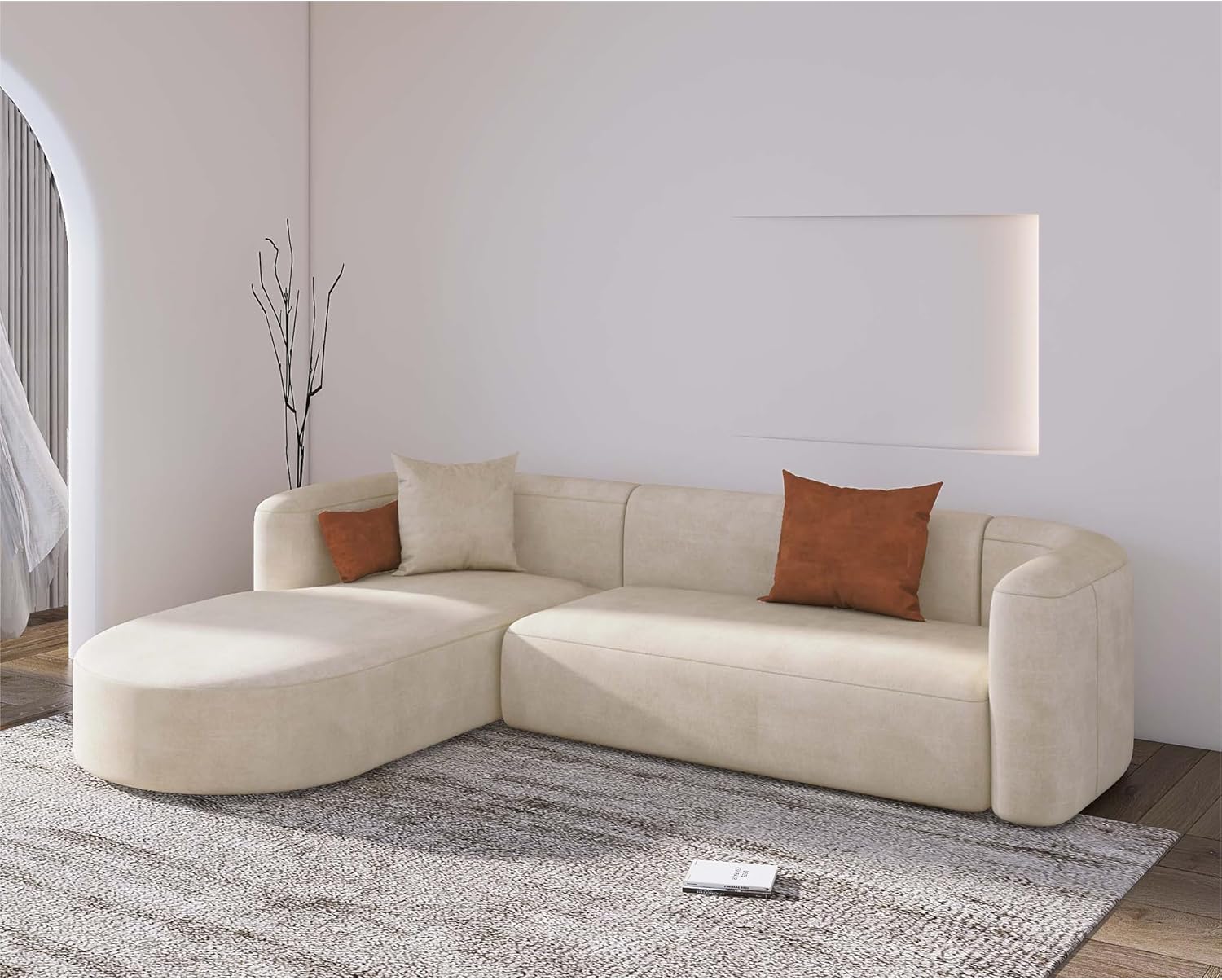 Velvéa Curve Sofa