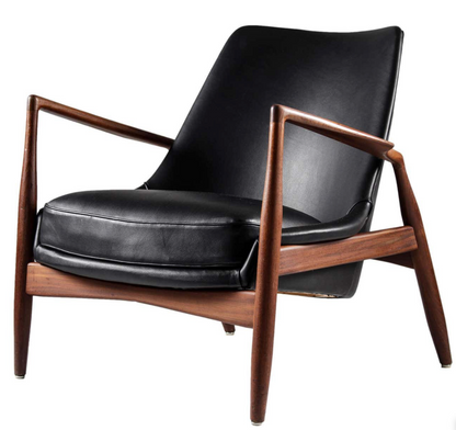 Kofod Larsen Italian Vintage Wood Armchair