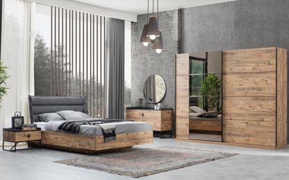 Loft Yatak Odası Luxury Modern Bedroom Sets