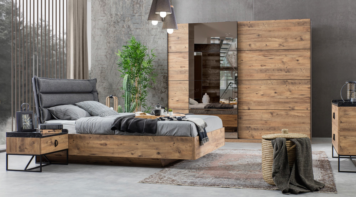 Loft Yatak Odası Luxury Modern Bedroom Sets