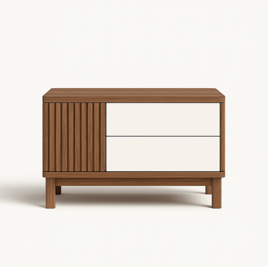 Malviya Wooden Designer Bedside Table