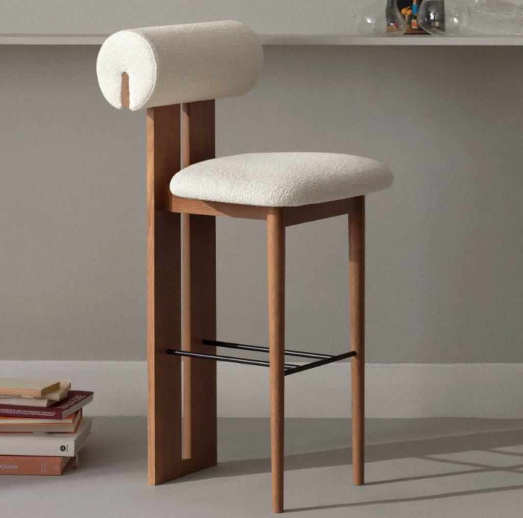Sculpted Bar Stool