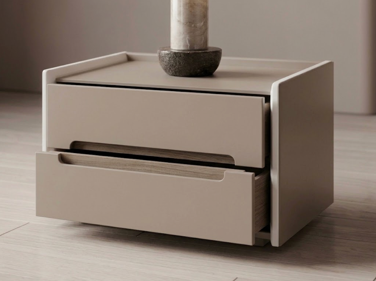 The Alabaster Bedside Table