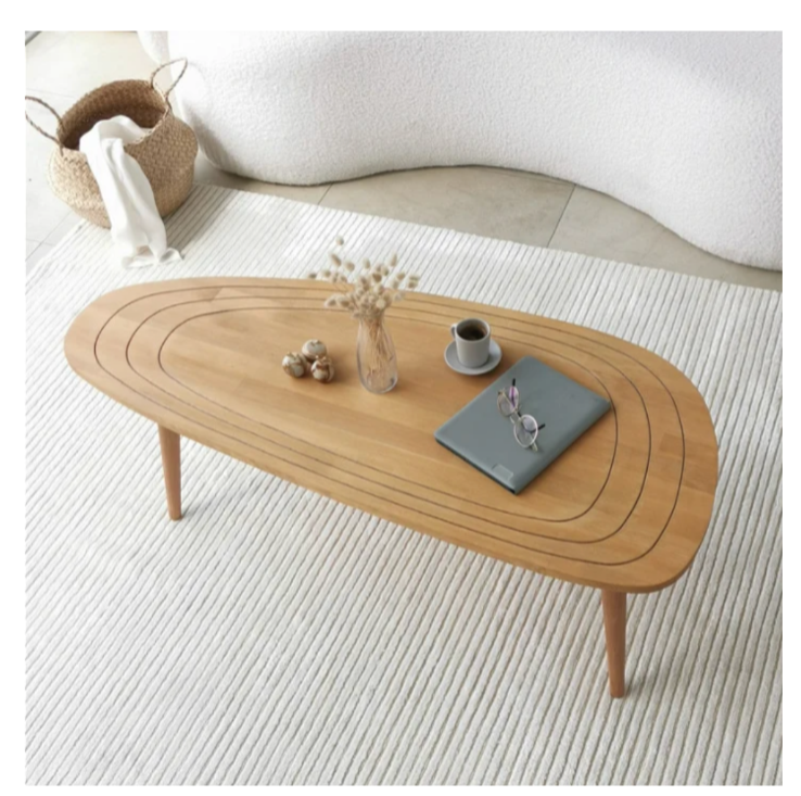 Neostill Oxbend Oval Coffee Table