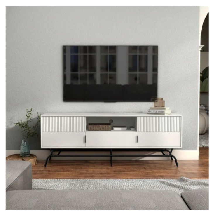 America Yaztra Multi-Storage Wood TV Unit